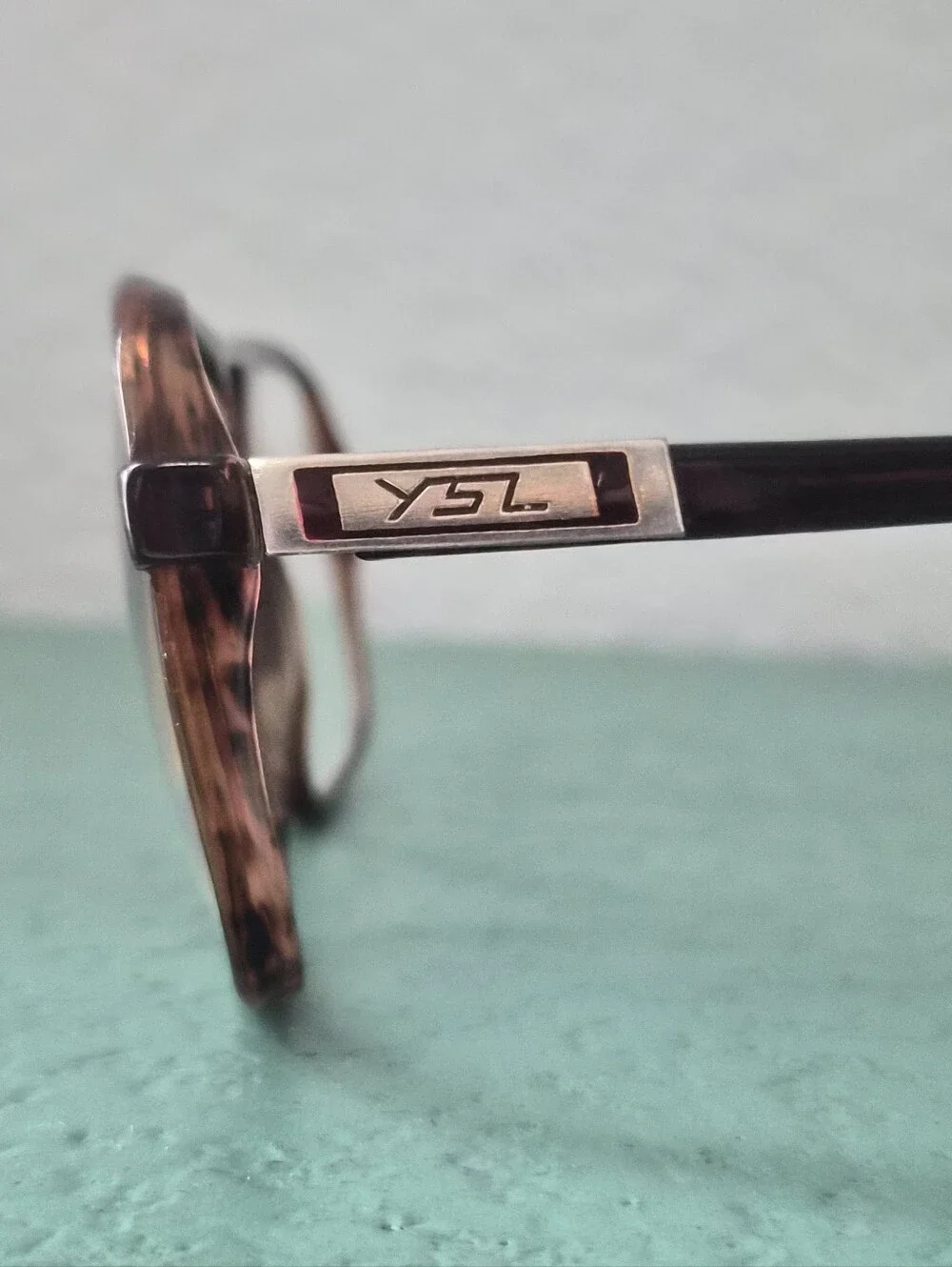Yves Saint Laurent Vintage Aviator Glasses Tortoise Shell